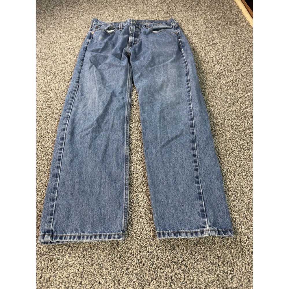 Levi's 505 Regular Fit Straight Jeans Men's Size 38X32 Blue